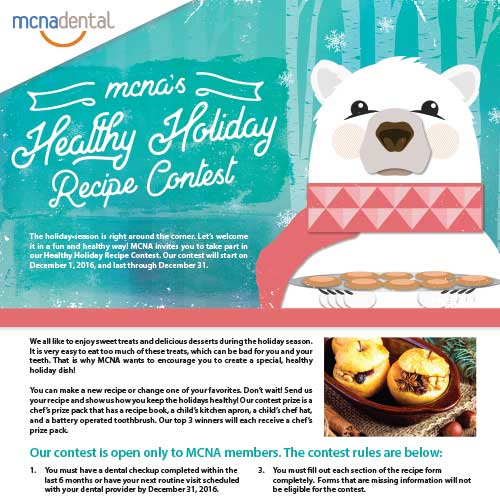 MCNA's Healthy Holiday Recipe Contest